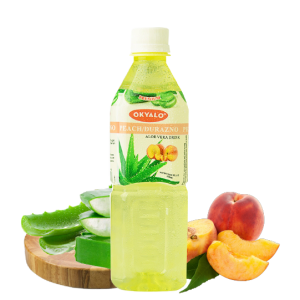 500ML Super Tasty Aloe Vera Drink with Peach Flavor